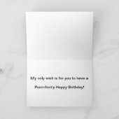 Carte d'anniversaire Kitten (Intérieur)