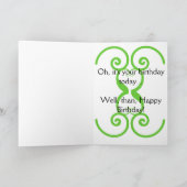 Carte d'anniversaire Kitten (Intérieur)