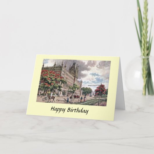 Carte d'anniversaire - Kolkata, Inde (Devant)
