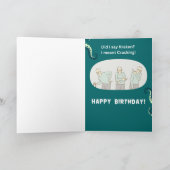 Carte d'anniversaire Kraken et Cracing (Intérieur)