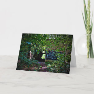 Carte d'anniversaire « La nature revendique l'oubl