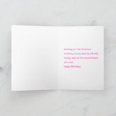 Carte d'anniversaire la plus adorable (Intérieur)