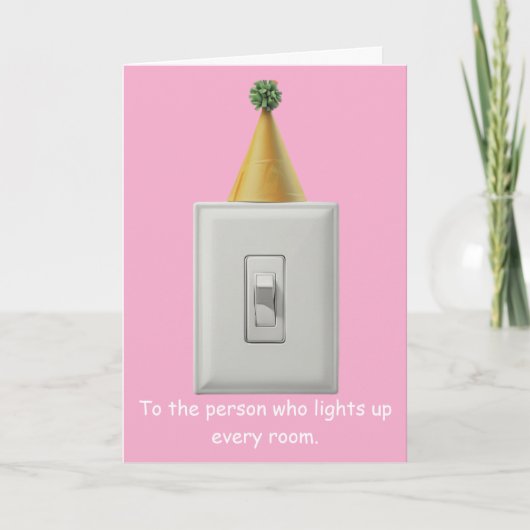 Carte d'anniversaire la plus brillante (Devant)