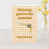 Carte d'anniversaire la plus douce pour tremper da (Fleur jaune)