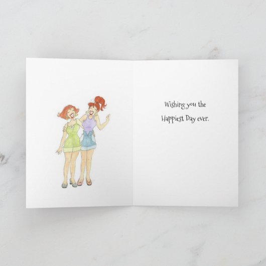 Carte d'anniversaire la plus heureuse (Intérieur)