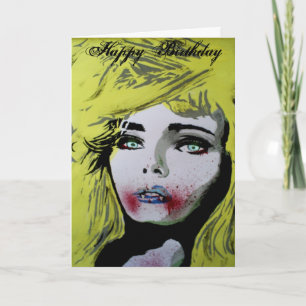 Carte d'anniversaire 'Laissez-les manger du gâteau