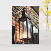 Carte d'anniversaire "Lantern 13" (Fleur jaune)