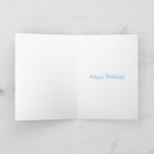 Carte d'anniversaire lapin joyeux (Intérieur)