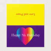 Carte d'anniversaire LBGTQ (Outside Unfolded)