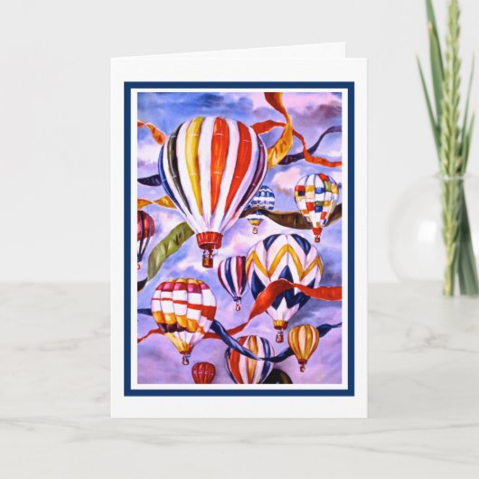 Carte d'anniversaire "Le ciel est la limite" (Devant)