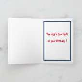 Carte d'anniversaire "Le ciel est la limite" (Intérieur)