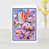 Carte d'anniversaire "Le ciel est la limite" (Fleur jaune)