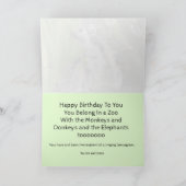 Carte d'anniversaire "Lemur-Gram" (Intérieur)