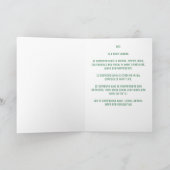 Carte d'anniversaire Léo verte (Intérieur)