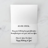 Carte d'anniversaire "Leopard #4" (Intérieur)