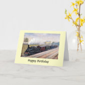 Carte d'anniversaire - L'Express d'Orient (Fleur jaune)