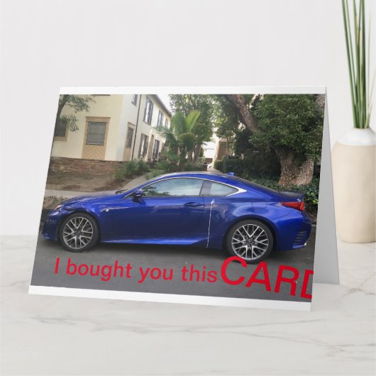 Carte d'anniversaire Lexus Birdwatcher 2020 (Devant)