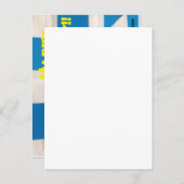 Carte d'anniversaire ☆ lézard (Devant / Derrière)