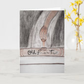 Carte d'anniversaire "Libérez votre imagination" (Fleur jaune)