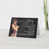 Carte d'anniversaire Libra Gothic Zodiac (Devant)