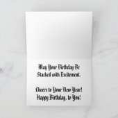 Carte d'anniversaire "Library Church #2" (Intérieur)