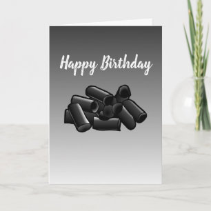 Carte d'anniversaire Licorice