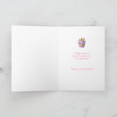 Carte d'anniversaire Licorne (Intérieur)