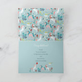 Carte d'anniversaire licorne pour filles mignonnes (Intérieur)