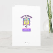 Carte d'anniversaire LIGHT DIFFÉRENTE (Dos)