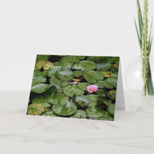 Carte d'anniversaire Lily Pond (Devant)
