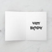 Carte d'anniversaire LMAO personnalisable (Intérieur)