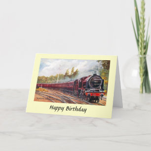 Carte d'anniversaire - LMS Glasgow au Express de M