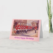 Carte d'anniversaire - Londres, Whitehall (Devant)