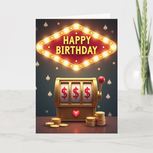 Carte d'anniversaire Lucky Reel (Devant)