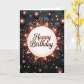 Carte d'anniversaire lumineuse et joyeuse (Fleur jaune)