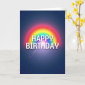 Carte d'anniversaire Luminous Arc (Fleur jaune)