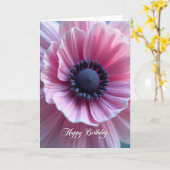 Carte d'anniversaire Luminous Bloom (Fleur jaune)