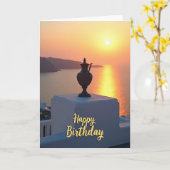 Carte d'anniversaire Luminous Glow (Fleur jaune)