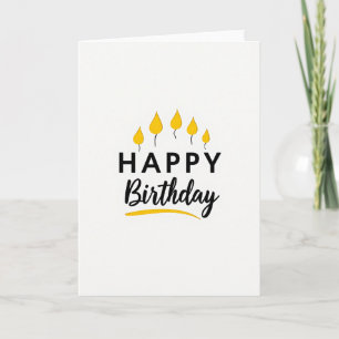 Carte d'anniversaire Luminous Light
