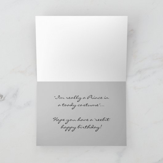 Carte d'anniversaire M. Toad (Intérieur)