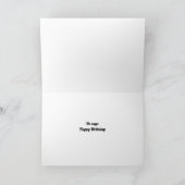 Carte d'anniversaire M. Wild Fox (Intérieur)