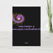 Carte d'anniversaire Magic Wand (Dos)