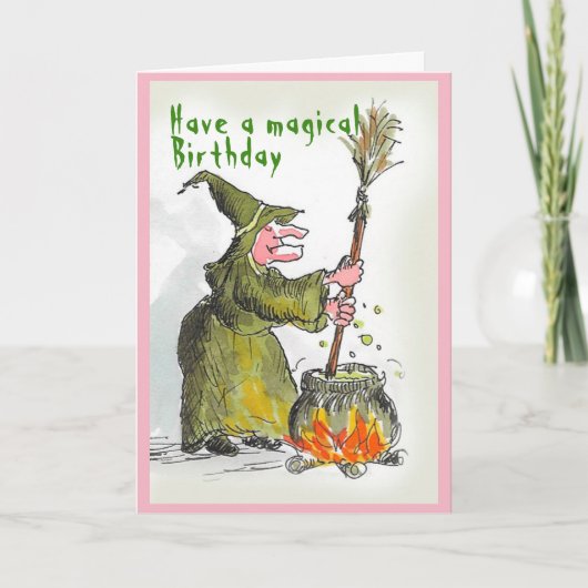 Carte d'anniversaire magique (Devant)