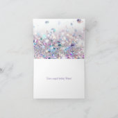 Carte d'anniversaire magique de la petite fille (Intérieur)