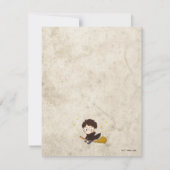 Carte d'anniversaire magique de personnage HARRY P (Dos)