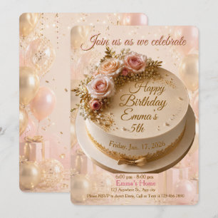 Carte d'anniversaire Magique Disney Princesse pour