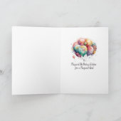 Carte d'anniversaire magique pour une fille magiqu (Intérieur)