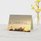 Carte d'anniversaire magnifique (Fleur jaune)