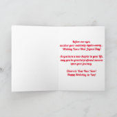 Carte d'anniversaire "Magnifique lac Supérieur" (Intérieur)