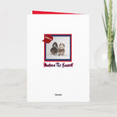 Carte d'anniversaire "Make Bassets Great Again" (Dos)